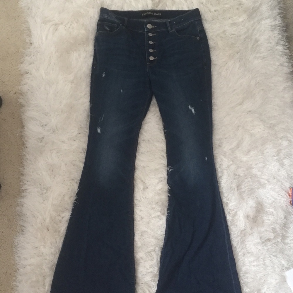 Express bell flare jeans